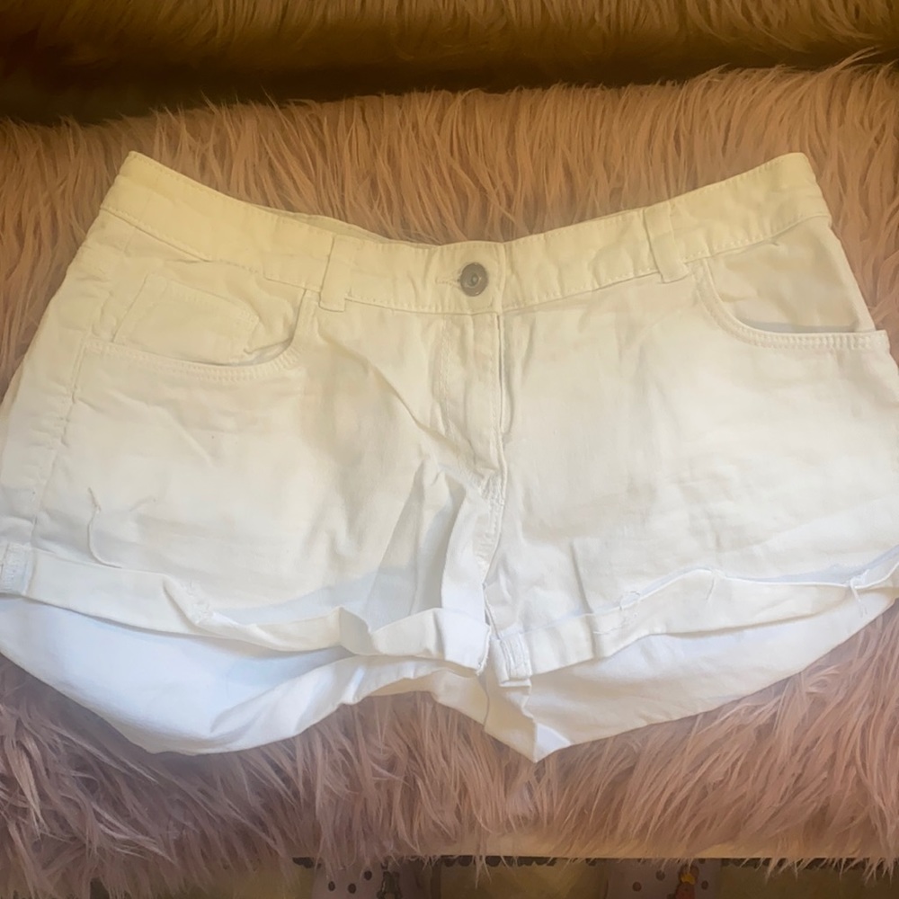 White Shorts